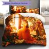 AYLIVA poster Bedding Quilt Set Quilt Cover Pillowcase Home Decoration Birthday Gift (1 * duvet cover + 2 * pillowcase, without core)