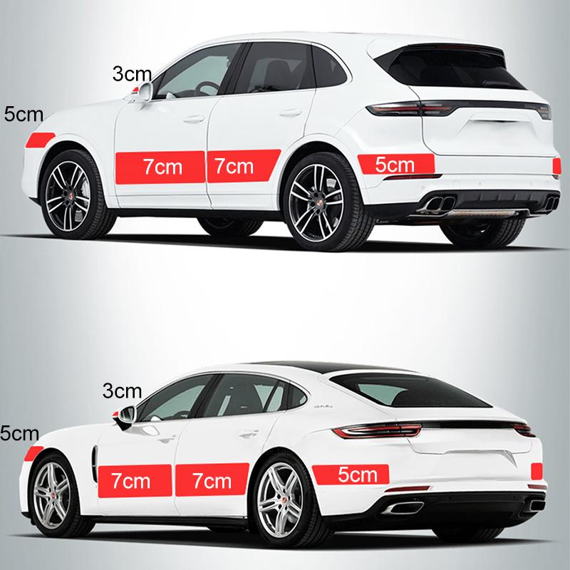 3D DIY Автомобильная наклейка Защитная полоса Черное углеродное волокно Авто Край двери Порог Багажник Защита от столкновений Потертости Защита