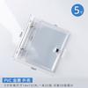 Yoofun 100/50 карманов ПВХ Портативный фотоальбом Лазерный цветной альбом для Mini Instax и Альбом для визиток Фотоальбом Прозрачный