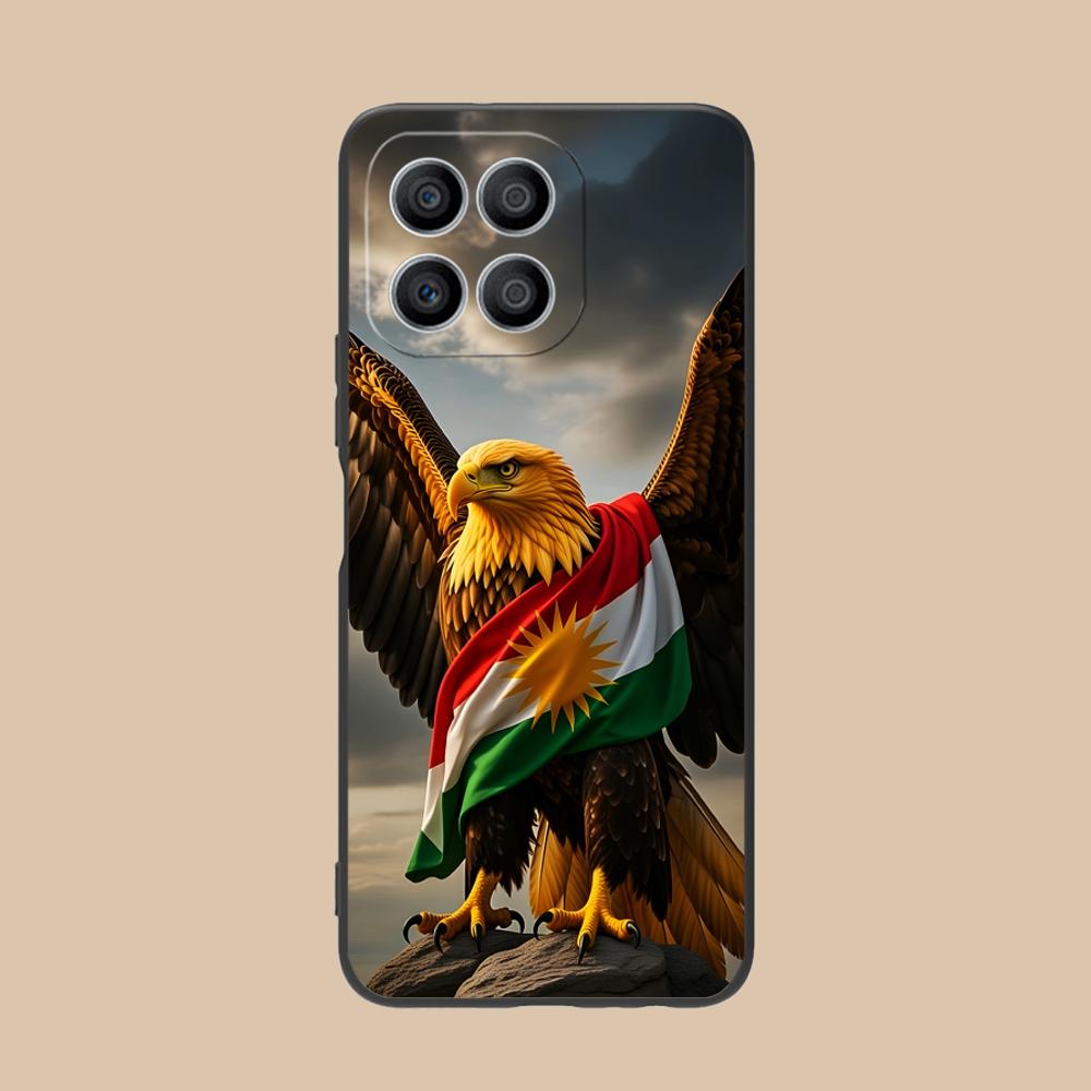 Матовая TPU чехол для мобильного телефона с флагом Курдистана для Honor 90 80 70 60 50 30 20 10 9 8 7 Pro S SE Lite 5G Цветная печатная крышка