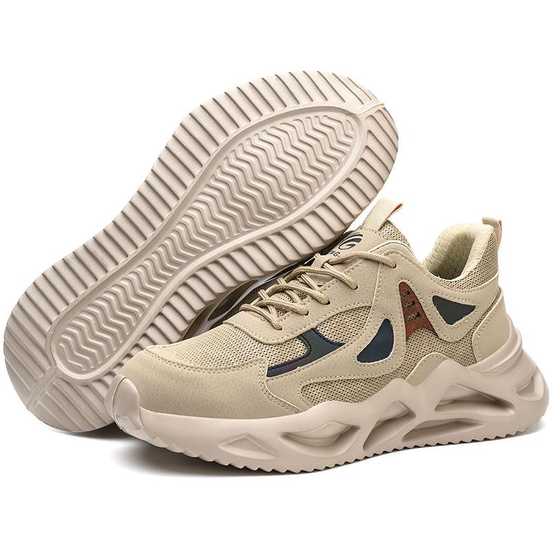 Строительные ботинки для мужчин Ботинки Стальной подносок Защита от проколов Рабочие кроссовки Мужская обувь Рабочие ботинки Неразрушаемая обувь