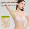 Sweat Absorbing Clothes With Chest Pad Ultra-Thin Mesh Quick-Drying Chest Wrap Vest Sweat Proof Underarm Sweat Pads T-Shirt