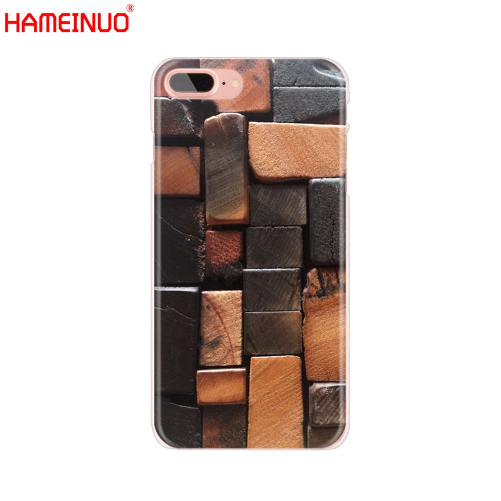 Чехол для мобильного телефона HAMEINUO с текстурой дерева, чехол для iPhone X 8 7 6 4 4S 5 5S SE 5c 6s plus