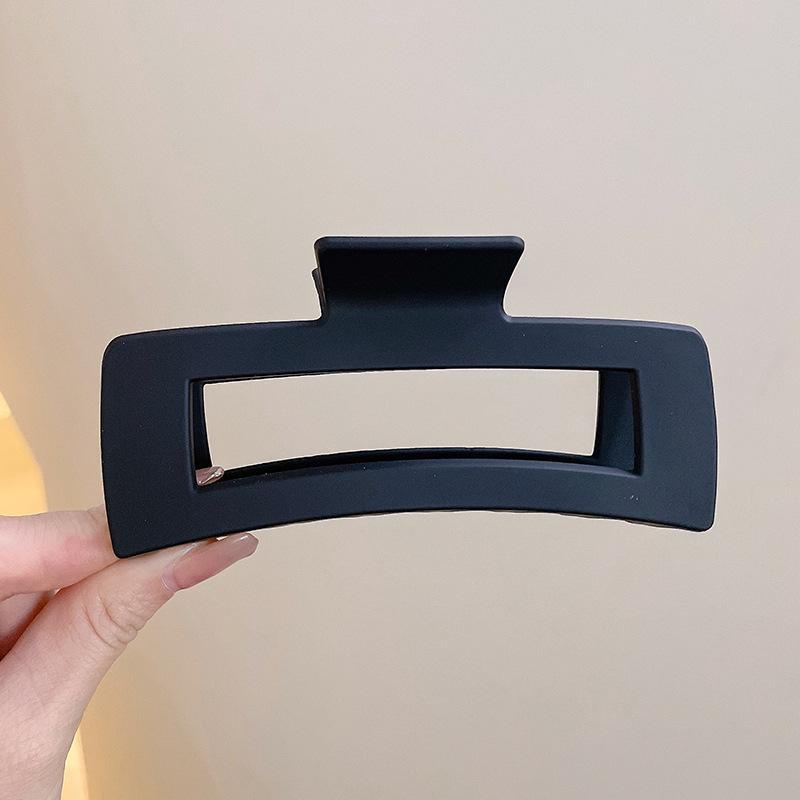 Корейская квадратная заколка для волос «Акула»: Элегантная, простая, крупная заколка для волос для женщин. Отлично подходит для придания объема головному убору на затылке.