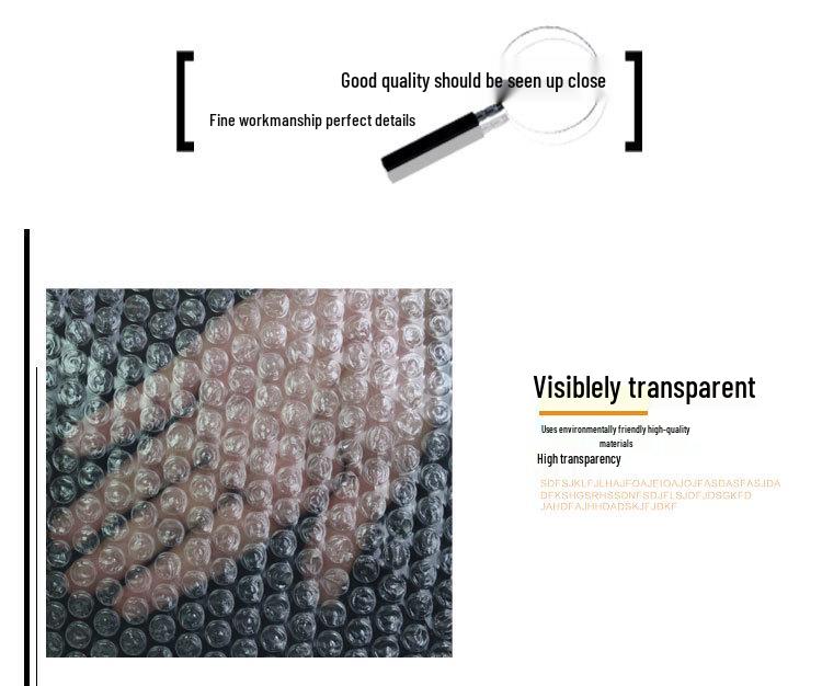 Пузырчатая пленка шириной 40 см, средней толщины, ударопрочная амортизирующая пена, бумага