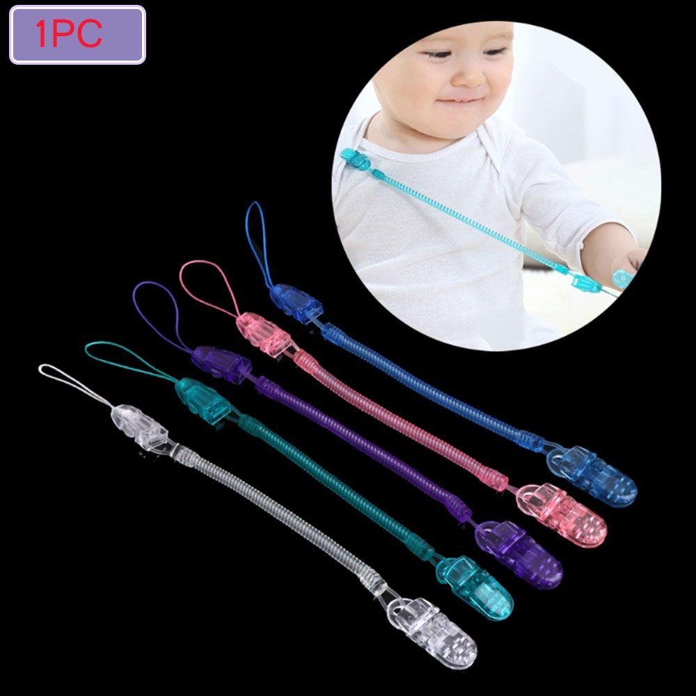1PC DIY Infant Chew Toy Nipple Strap Dummy Clips Pacifier Chain Baby Teething