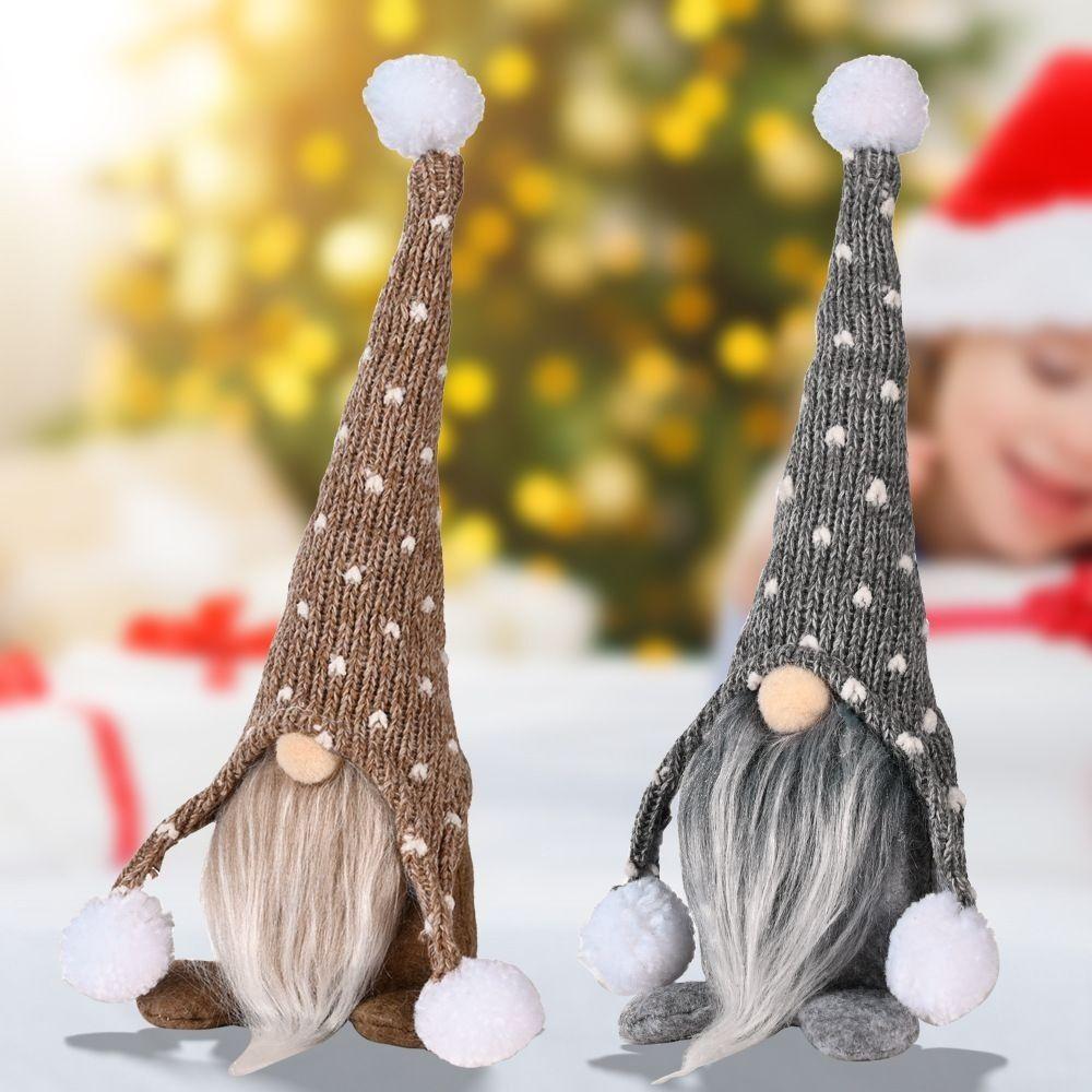 Xmas Christmas Pendant For Home Christmas Decoration Faceless Doll Tabletop Figurines Gnome Doll