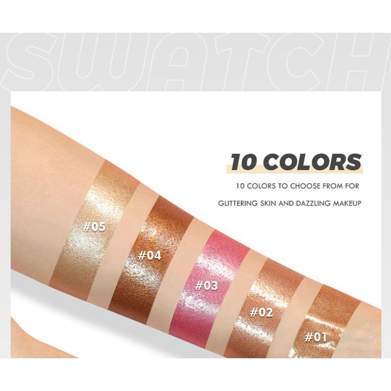 Pudaier - Crystal Liquid Highlighter & Blusher - 10 Colors