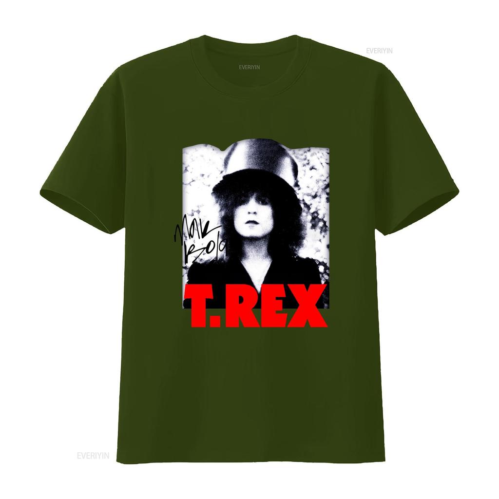 Винтажная хлопковая черная футболка Marc Bolan T Rex Band S 5XL DI104 винтажная Стирка Растянутая мода Унисекс уличная одежда Повседневная Мягкая