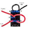 12V 24V Car Boat Truck Light Toggle Switch 5PIN SPST Waterproof Switch ON OFF Button Switch for Motorcycles Bus Vehicle Relays 5