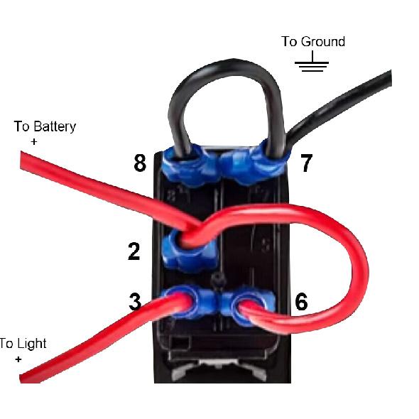 12V 24V Car Boat Truck Light Toggle Switch 5PIN SPST Waterproof Switch ON OFF Button Switch for Motorcycles Bus Vehicle Relays 5