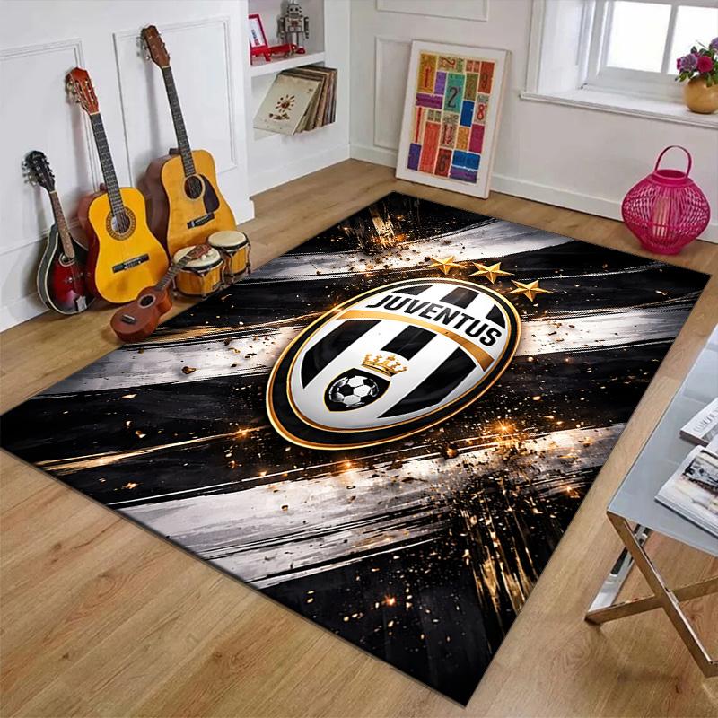 Juventus Printed Area Rug Carpet for Bedroom Living Room Home Decor Rugs Mat Non Slip Mat Rug for Bedside