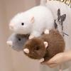 Mascot Peluche Mouse Plushie Doll Sleep Pillow Stuffed Rat Simulation Mouse Plush  Boys Girls