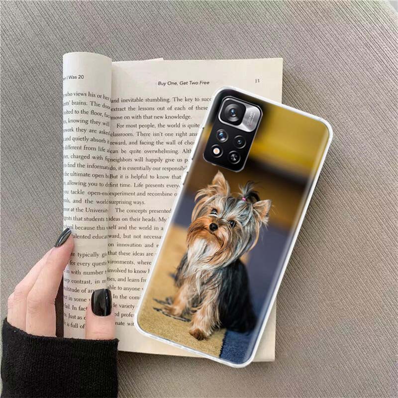 Yorkshire terrier dog Phone Case For Xiaomi Poco X4 F4 GT X3 NFC X5 X6 X7 Pro 5G M5 M5S M3 F5 Mi F6 F3 F2 F1 Cover Coque Fundas