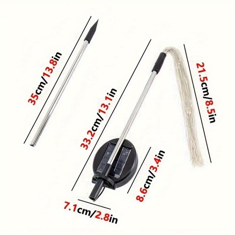 Садовые светодиодные светильники на солнечных батареях - 8 режимов освещения, красочные декоративные светильники, меняющие цвет, энергосбережение, садовое освещение, стильный дизайн, прочная конструкция