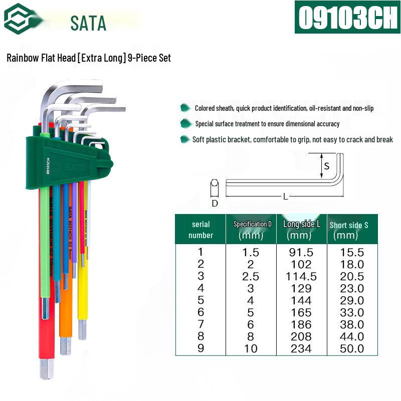 Набор SATA Torx и метрических шестигранных ключей