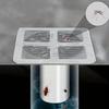 Disposable Shower Drain Hair Catcher Mesh Shower Drain Covers Floor Sink Strainer Filter Hair Stopper For Bathroom Kitchen