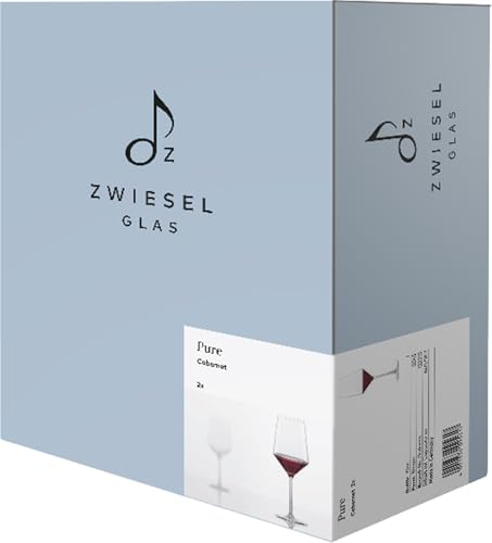ZWIESEL GLAS Бокалы для красного вина Pure (Бордо), Каберне, Пара, Машинного производства (m122315)