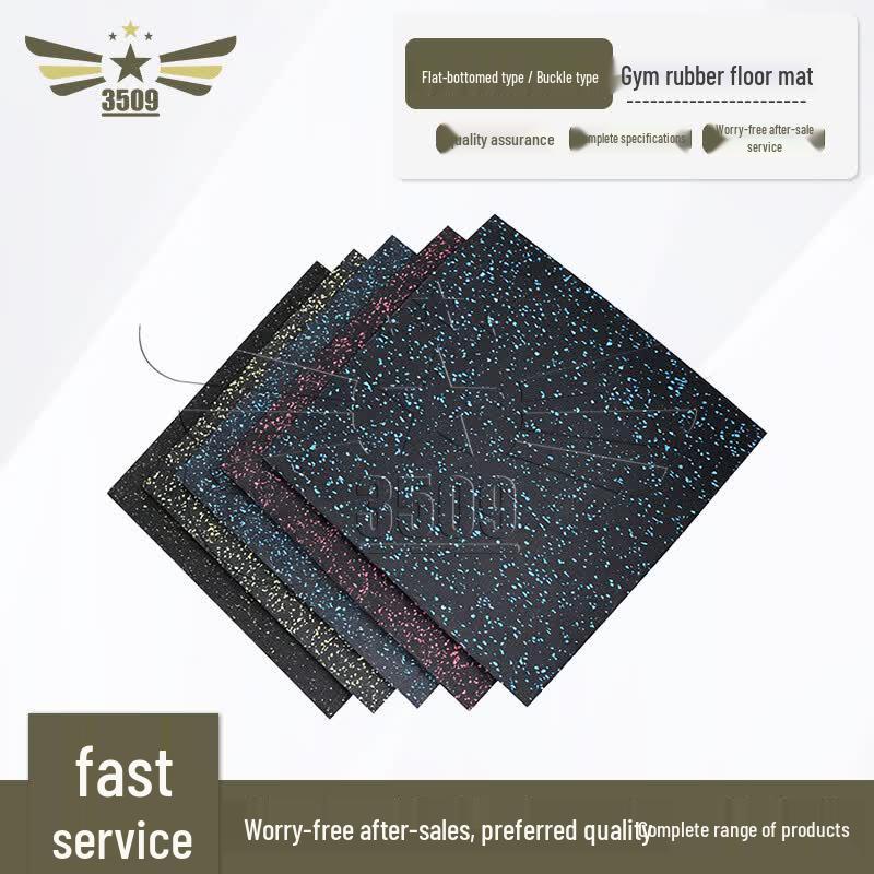 Heavy-Duty Gym Rubber Flooring Mat
