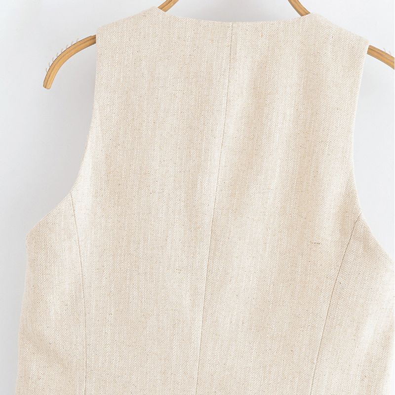 Kaslead New Arrival Women's Fashion Style Herringbone Twill Vest Casual Pants 2949761 3104761