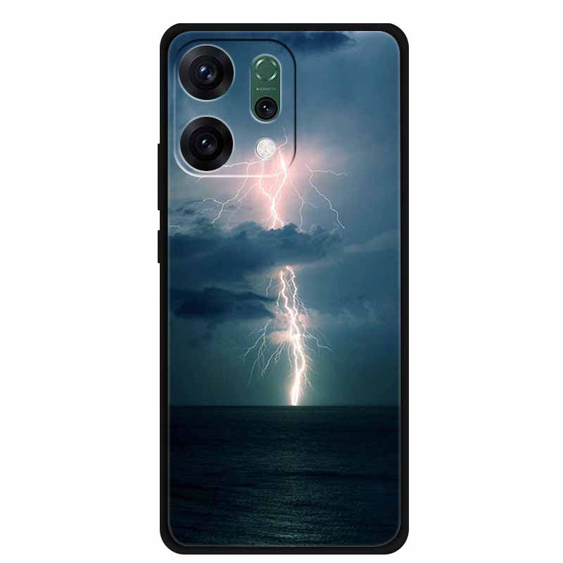 For Oppo Reno 14 5G Phone Case 6.59" Fashion Luxury Casing Black Silicone Soft Back Cover For Oppo Reno 14 Shockproof Capa Funda