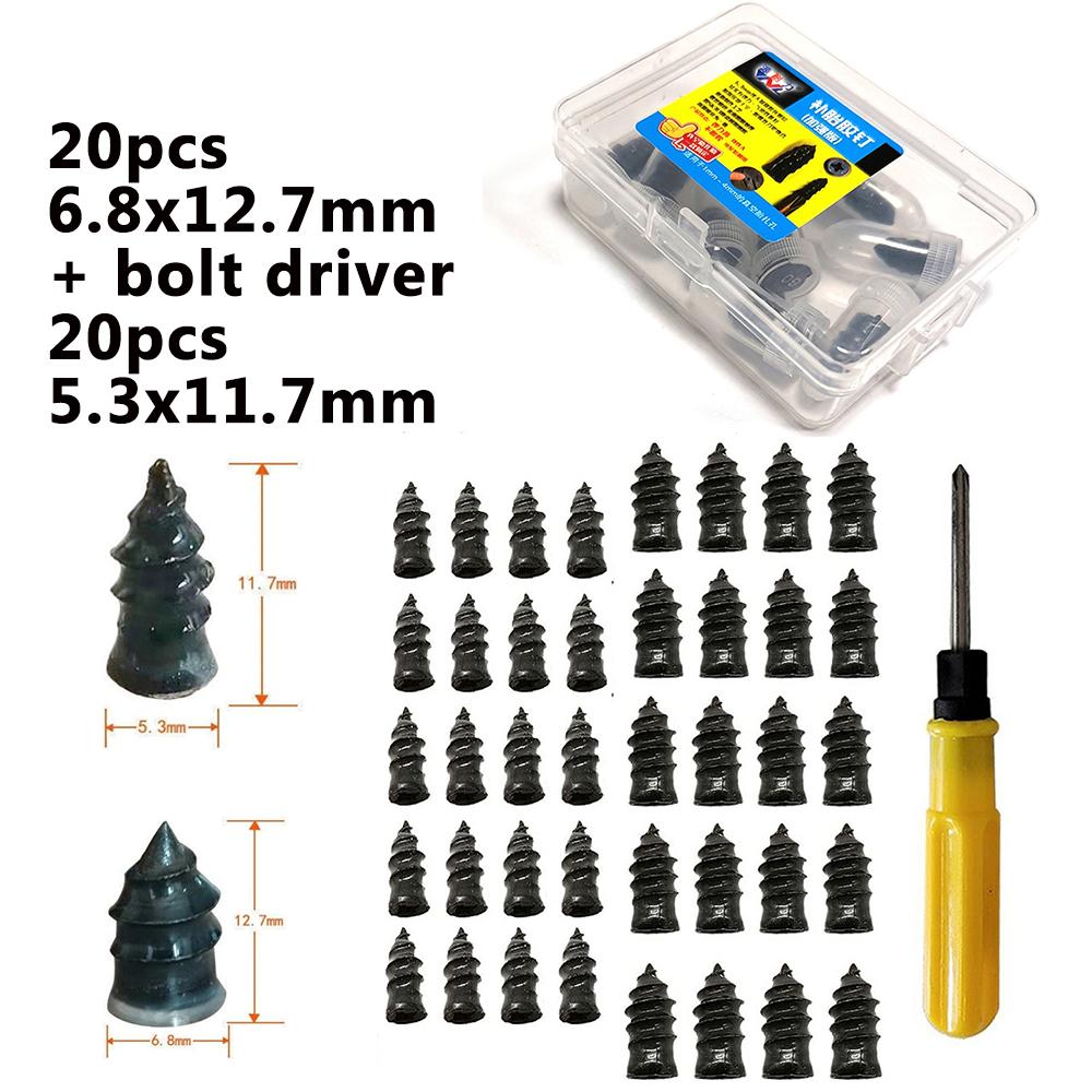 10/40/41 шт. вакуумный гвоздь для ремонта шин универсальный мотоцикл автомобиль грузовик велосипед самостоятельный бескамерный резиновый инструмент для ремонта проколов шин