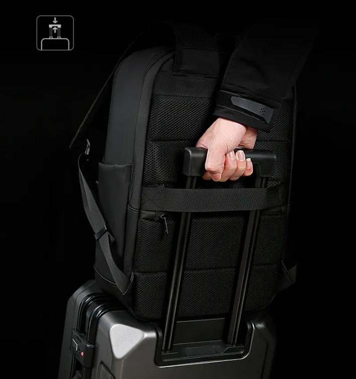 BANGE New Professional Men Business Laptop Backpack 15.6 Inch Multifcuntion Anti-Theft Outdoor Travel Backpack Bag