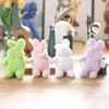 Cute Fat Rabbit Small Pendant Plush Toy Doll Cartoon Bag Hanging Keychain Doll Doll
