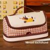 PU Leather Waterproof Cartoon House Pen Bag Big House Shape Large Pencil Pouch  School