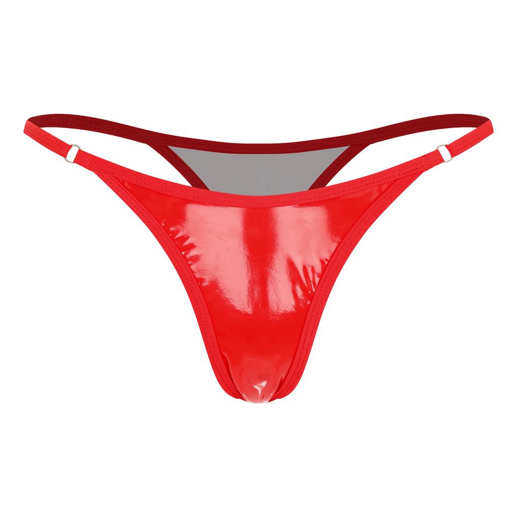 Womens Metallic G-String Thongs Low Rise Micro Briefs Sexy Lingerie Underwear