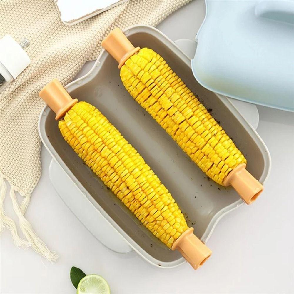 Heat Resistant Microwave Corn Cooker 2 Hole Microwave Oven Steaming Corn Box  Kitchen