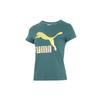 Running Training Casual Sports Round Neck Short Sleeve T-Shirt Women Tops Green 532282-45