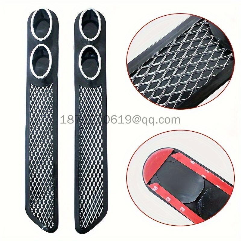 1 пара автомобильных пластиковых наклеек на двойную выхлопную трубу, аксессуары для стайлинга автомобиля, наконечник глушителя, внешний декор для грузовика