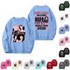 Women's Fashionable And Casual Long Sleeve Round Neck Printed Sweatshirt