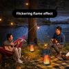 Садовый солнечный фонарь с эффектом пламени, автоматический, с мерцающим включением/выключением, водонепроницаемый IP65, простая установка