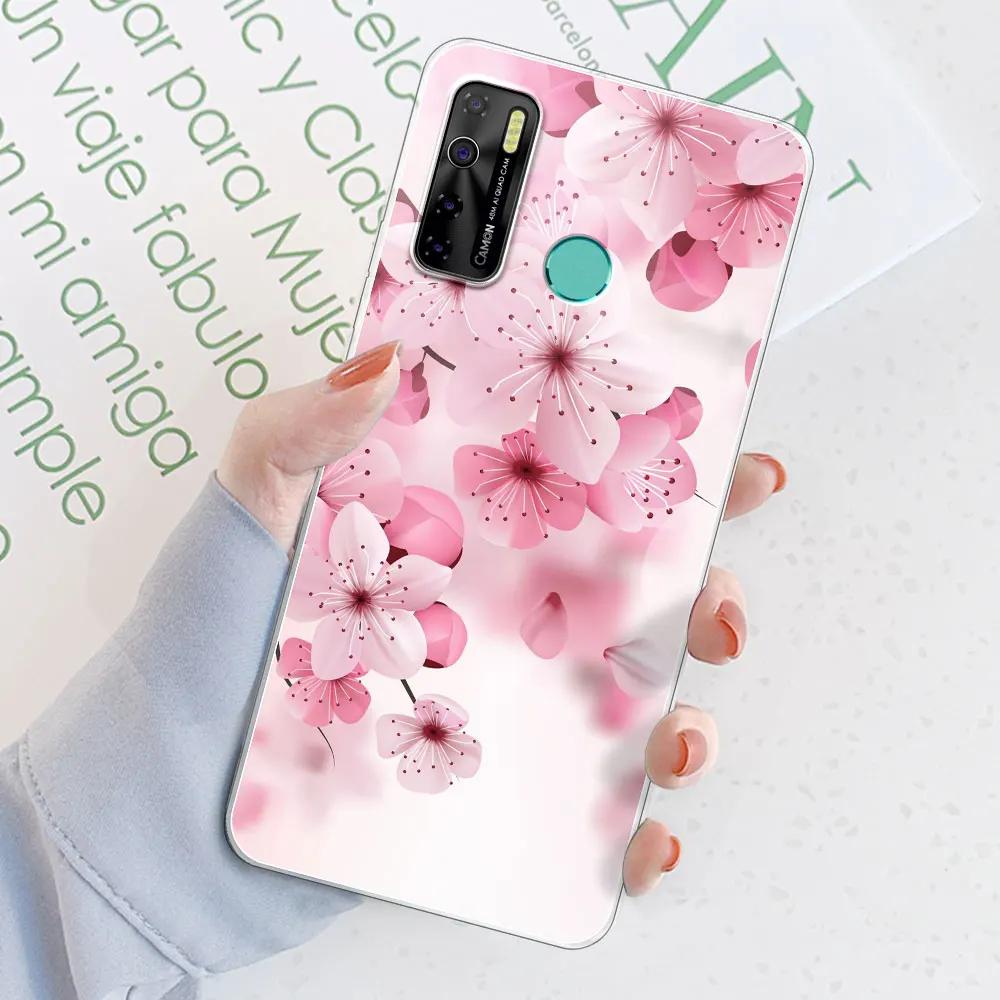 Чехол-бампер для Tecno Spark 5 Pro / Tecno Camon 15 Air / Camon15, прозрачный, из мягкого силикона TPU, или чехол для Tecno Spark 5