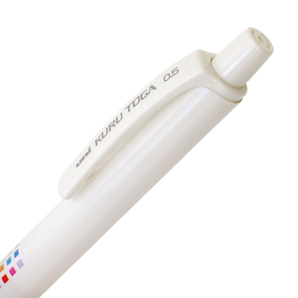 Mitsubishi Pencil Механический карандаш оранжевый грифель "Kurutoga" 0,5 мм [белый] M5-450C.WH