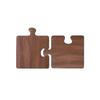 4pcs Vintage Wooden Puzzle Coaster High Temperature Resistance Table Mat for Home Office Marble Table