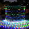 3M*2M 1.5M*1.5M LED Net Lights Courtyard Waterproof Flashing String Lights Christmas Xmas Outdoor Garden Patio Fairy Decoratio