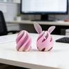 Уникальный 3D-печатный кролик - настольное украшение с гладкой отделкой, идеально подходит для Пасхи и праздничных случаев