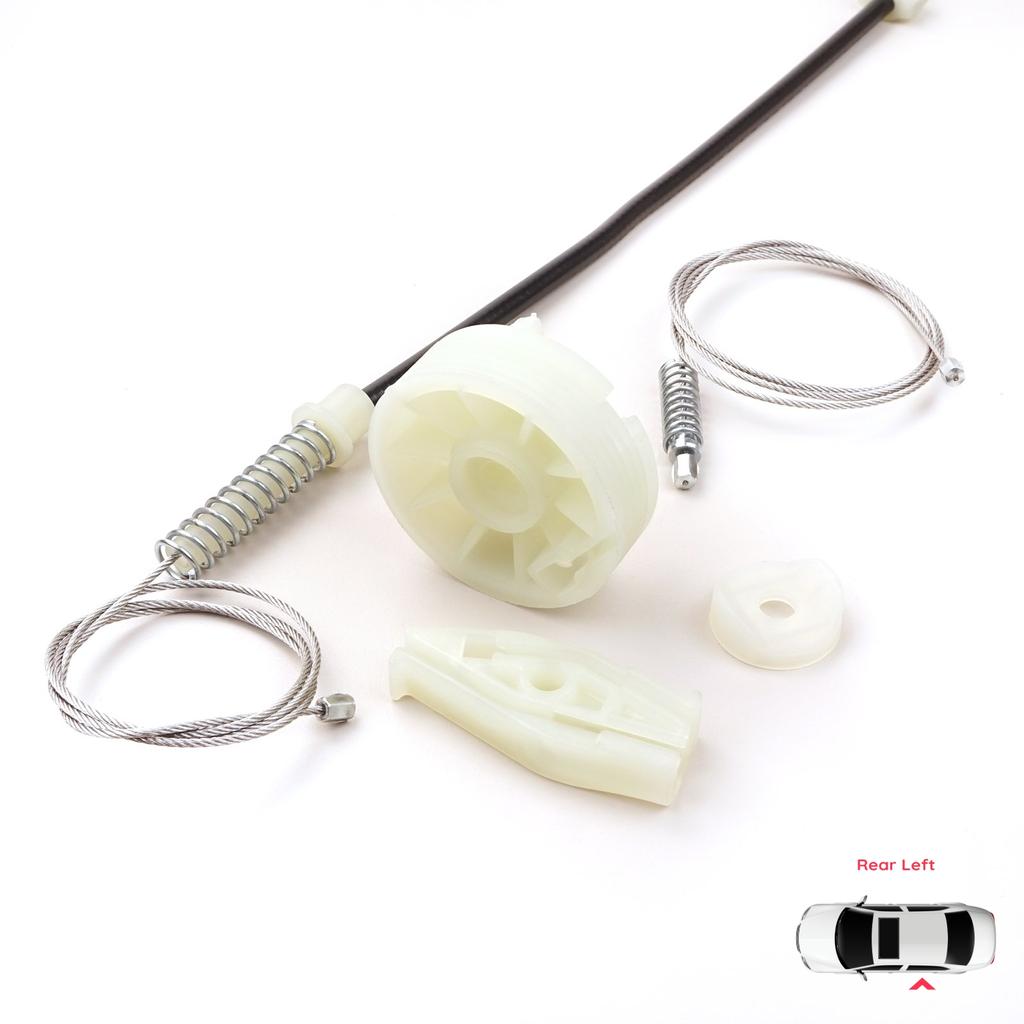 BWR912 Window Regulator Repair Kit Rear Left for Peugeot 206 CC 2D T16 2000-2008 2-Door Coupe Cabrio 922357