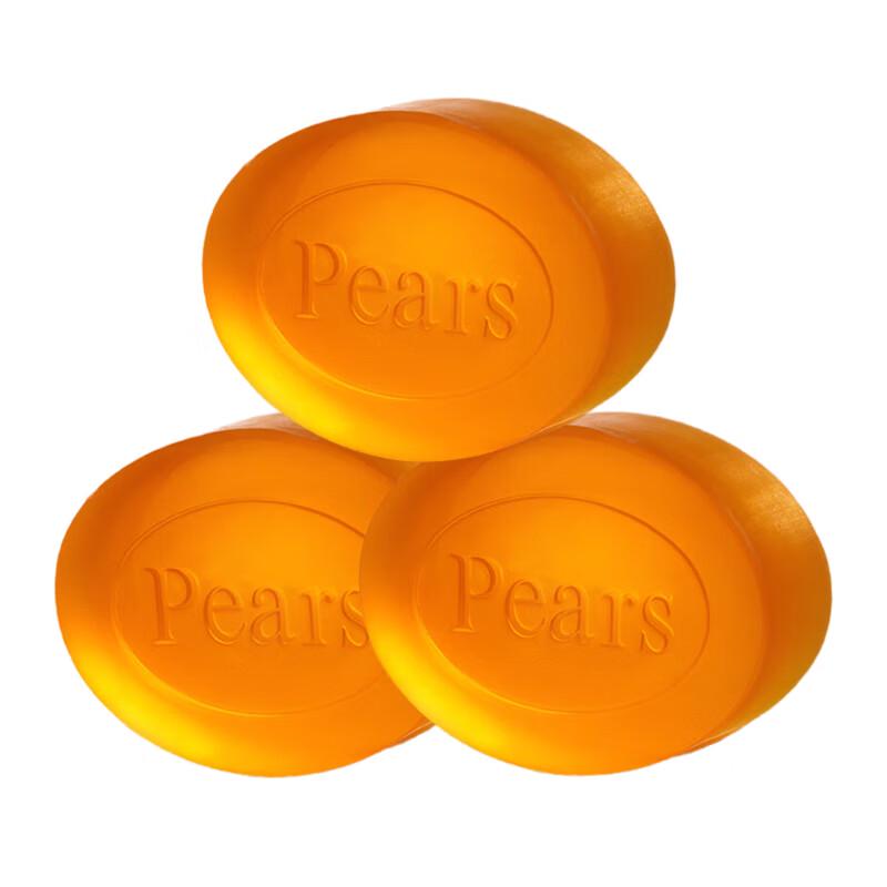 Pears Amber Orange Essential Oil Nourishing Crystal Soap (3 x 125g)