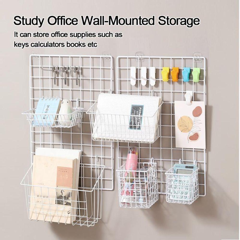 Strong Load Bearing Grid hanging basket Hanging Hook Grocery rack Grid Panel Accessories