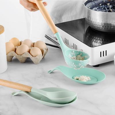 4 шт. аксессуаров подставка для плиты держатель для совка подставка для тарелок термостойкая подставка для ложки полка для ложки держатель для столовых приборов