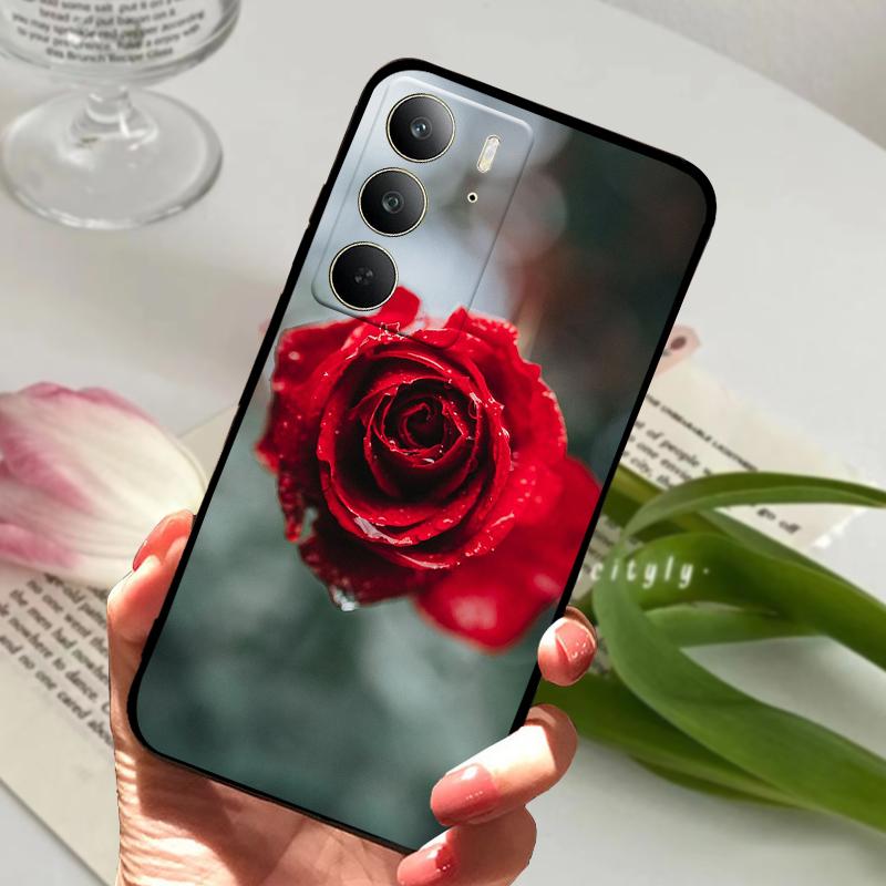 Чехол для Realme C75 4G Милый Ударопрочный Мягкий Силиконовый ТПУ Защитная Крышка для Линзы Телефона Для OPPO REALME C65 4G C67 5G Бампер Fundas