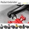 1 Pair Titanium Zinc Zinc Alloy Pedal Extender 23MM Bicycle Pedal Extension Bolts  Road Bicycle