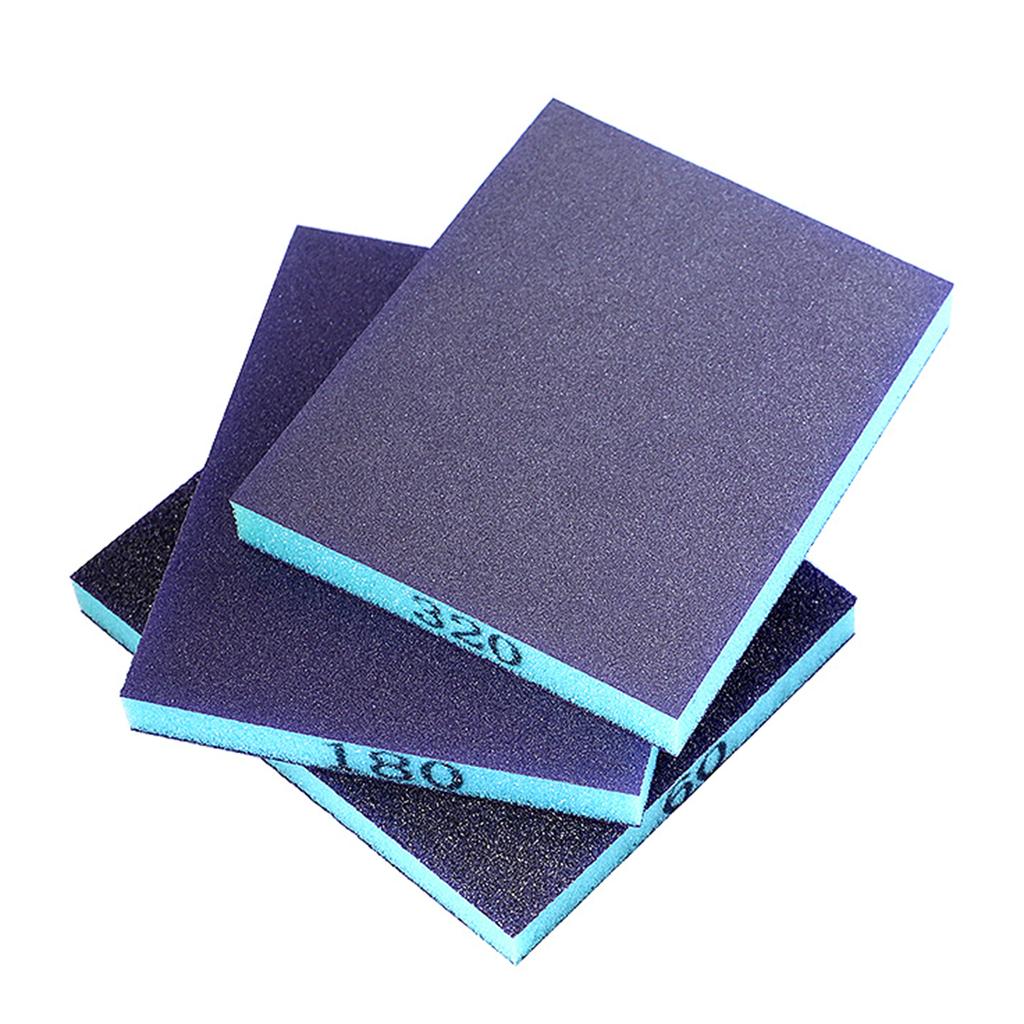6pcs Polishing Sanding Sponge Block Pad Sandpaper Assorted Grit Abrasive Tool High-density Durable Sanding Sponge Pad