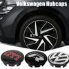 4PCS Car 56/65/66mm Wheel Center Hub Caps Cover Valve Cap For Volkswagen VW Golf R GTI Touareg Jetta CADDY Polo Tiguan B6 Passat mkvg18