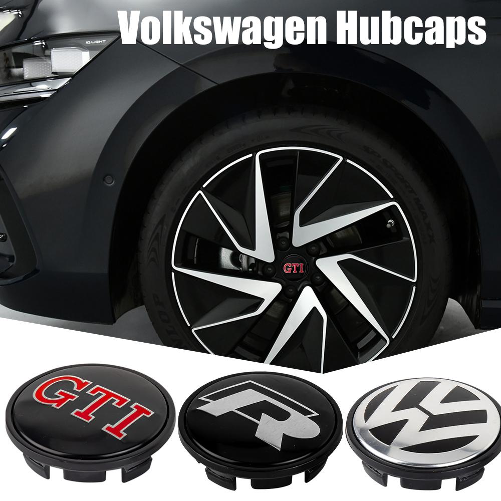 4PCS Car 56/65/66mm Wheel Center Hub Caps Cover Valve Cap For Volkswagen VW Golf R GTI Touareg Jetta CADDY Polo Tiguan B6 Passat mkvg18