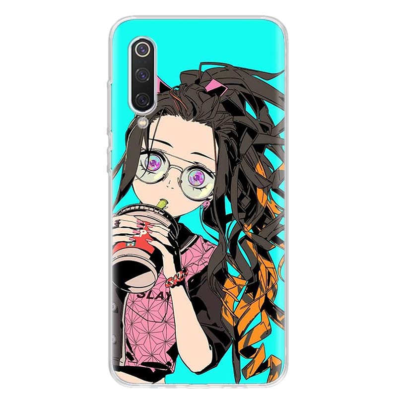 Чехол для телефона Demon Slayer Kamado Nezuko для Xiaomi Poco X3 GT X4 NFC M4 Pro M3 M2 F3 F2 F1 Mi Note 10 A3 A2 Lite A1 CC9E Fun